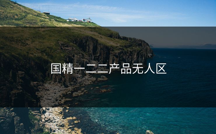 国精一二二产品无人区